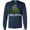 Image of Bigfoot, Sasquatch, Yeti, I Believe Tshirt, Silhouette