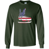 Image of American Flag Shirt Patriotic Ice Hockey Skate Vintage Gift