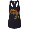 Image of African pride traditional ethnic pattern Africa map t-shirt