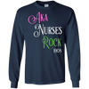 Image of Alpha Kappa A Nurses LPN RN CNA Rock T-Shirt