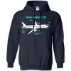 Image of Aerospace Engineer Long Sleeve Tee Shirt How Planes Fly