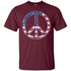 Image of American Peace Sign Funny Happy 4th Fourth Of July T-Shirt