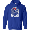 Image of La chemise de chien de meute afghane ne peut pas voir les amants de chien mignons Haters placer la balle sur le tee