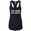 Image of "Ich Weiss Es Nicht" Funny German Teacher Student Shirt