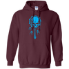 Image of Funny Halloween T-Shirt Dream Catcher Skull Bone Rock Hand