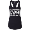Image of A Woman's Place Is In The Resistance Shirt political T Shirt