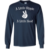 Image of A Little Hippie A Little Hood T-Shirt | Funny Care Free Tee