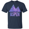 Image of Aspen Colorado T-Shirt Watercolor Hiking Adventure
