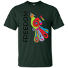 Image of "Freedom" Bright Colorful Bird Diversity Unity T-Shirt