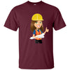 Image of Woman Architect Shirt Contractor Construction T-Shirt
