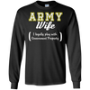 Image of Army Wife Funny T Shirt
