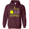 Image of WITH JESUS IN HER HEART & A Softball Hand She Is T-Shirt