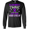 Image of Alzheimer's comes with an aunt who never gives up t shirt