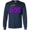 Image of Funny Halloween Zombie Dog long-sleeved T-Shirt