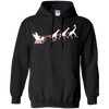 Image of African Santa Sleigh Giraffe T-shirt Merry Christmas Gifts