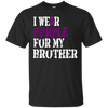 Image of Alzheimer's Awareness T-shirt I Wear Purple For My Brother