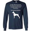 Image of Le long est venu mon tee-shirt d'amusement de doberman pour les amants de chien