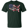 Image of American Gun Shirt: United States Flag Pattern