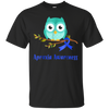 Image of Apraxia Awareness Blue Ribbon Owl Kids T-Shirt