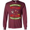 Image of Funny Halloween Witch T Shirt Hangin With My Witches