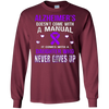 Image of Alzheimer's comes with a daughter who never gives up t shirt