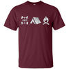 Image of 4WD Overland Explorer Tee 4x4 Tent Camp Fire T-Shirt