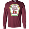 Image of "Let's Catch Up" Funny BBQ Grill Master Ketchup T-Shirt