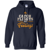 Image of "Catch Flights Not Feelings" Funny Airline Traveler T-shirt