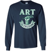 Image of Art is Freedom great t shirt for artists who love to draw