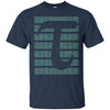 Image of All Tau Number on one Shirt with Tau 2Pi Symbol T-Shirt