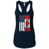 Image of American Canadian Patriotic Flag T-shirt