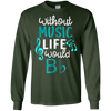 Image of Without Music Life Would B Flat T-Shirt - Funny Music