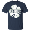 Image of 0% Irish T-Shirt Vintage St. Patrick Day Gift Shirt