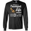 Image of Without A Trumpet Life Would Be Flat Musician T-Shirt