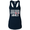 Image of ABUELO Fishing Shirt with Patriotic Flag - Fishing Dad Gifts