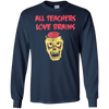 Image of Funny Halloween Teacher All Teachers Love Brains T Shirt
