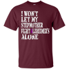 Image of Alzheimer's Awareness Shirt For Stepmother Purple Ribbon Tee