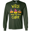 Image of Comment on va pour les bonbons?Joli t - shirt d'Halloween.