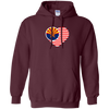 Image of Arizona Flag Shirt USA American Flag T-Shirt Vintage Heart