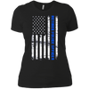 Image of American Flag Retired Police Officer Shirt