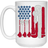 Image of American Flag Plumber Wrench T-Shirt