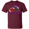 Image of Alzheimer Awareness Purple Ribbon T-Shirt For Football Fans