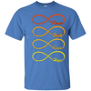 Image of AfhhF Women's Infinity Peace Hope Faith Love Summer Short Sleeve T Shirts Funny Tees
