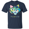 Image of Artist & Art Teacher Shirt: Picatsso, Funny Abstract Cat Art