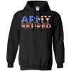 Image of Army Retired T-Shirt Military U.S. Army Retirement Gift