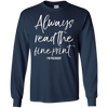 Image of Always Read the Fine Print I'm Pregnant Shirt Announcement