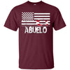 Image of ABUELO Fishing Shirt with Patriotic Flag - Fishing Dad Gifts
