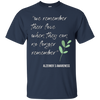 Image of Alzheimer awareness t-shirt for family member and friends