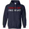 Image of Santa Fake News T-Shirt Trump Joke Funny Christmas Gift