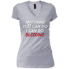 Image of Anything You Can Do I Can Do Bleeding Feminist Gift T Shirt